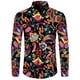 thumbnail image 3 of Camisa hawaiana con estampado de cachemira vintage para hombre, blusa de manga larga con solapa de flores, ropa informal de hip hop para hombre y mujer, ropa de fiesta cómoda para graduación, 3 of 5