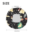 thumbnail image 6 of Kll Vegetable Quiche Pattern Shower Cap & Bath Cap For Women,Reversible Oversized Waterproof Shower Caps For All Hair Lengths,Elastic Reusable Bathing Hair Cap, 6 of 9