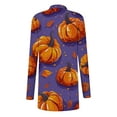 thumbnail image 6 of Neewe Women's Open Front Cardigan Shirt Halloween Long Sleeve Lightweight Coat, 6 of 6