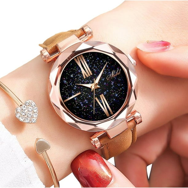 Reloj de pulsera con cielo estrellado Walmart en linea
