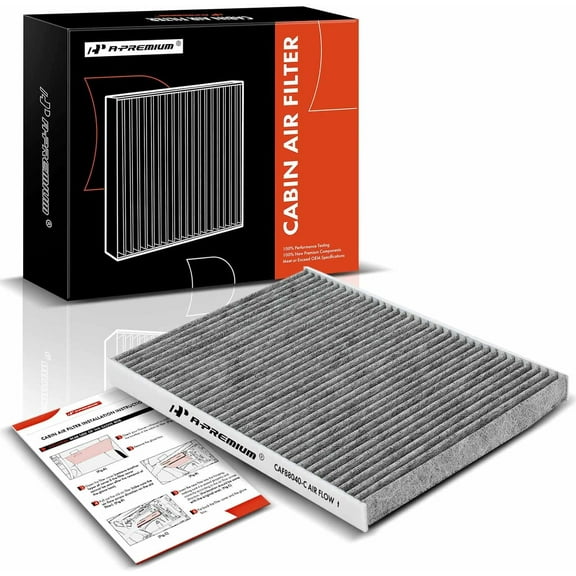 A-Premium Cabin Air Filter with Activated Carbon Compatible with Buick LeSabre & Cadillac DeVille, DTS & Oldsmobile Aurora & Pontiac Bonneville, 2000-2011, 3.8L 4.0L 4.6L, Replace# 95164349