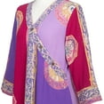 thumbnail image 6 of NOVICA Rayon tunic, 'Color Symphony in Purple', 6 of 8