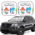thumbnail image 1 of Vsdgher Gnomes Summer Print Car Windshield Sun Shade, Reflective Sunshade Window Sunshade Sun Visor Protector Fit for Cars,Trucks,SUVs-Small, 1 of 6