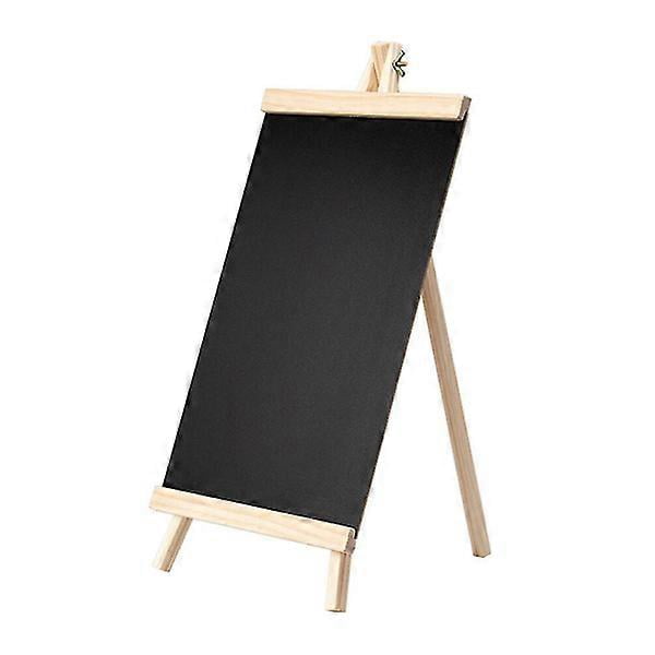Freestanding Wooden Chalkboard for Wedding, Desktop Blackboard (29X16X2CM, Black)
