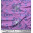 thumbnail image 3 of Soimoi Georgette Viscose Fabric Damask Ethnic Printed Craft Fabric by the Yard 42 Inch Wide, 3 of 3