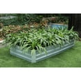 thumbnail image 4 of LuxenHome 6-foot x 3-foot Galvanized Rectangular Raised Garden Bed, 4 of 10
