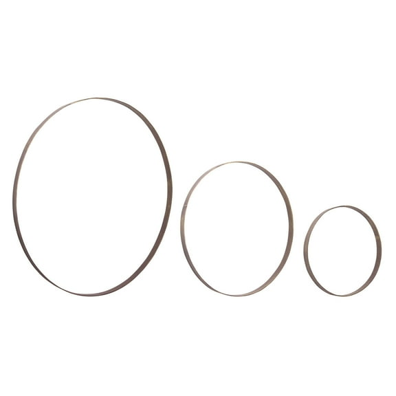 Home Decorative Rings (Set of 3) 12"D, 17.75"D, 26"D Iron