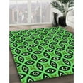 thumbnail image 3 of Ahgly Company Machine Washable Indoor Rectangle Transitional Dark Forest Green Area Rugs, 3' x 5', 3 of 7