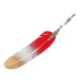 thumbnail image 4 of Pluma retro vintage pluma de inmersión puntas de aleación pluma de escritura de caligrafía regalo con caja (rojo degradado), 4 of 8