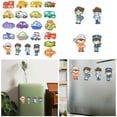 thumbnail image 1 of Early Learning Alphabet Refrigerator Educational Toy Set for Kids Traffic Vehicle Characters, 1 of 7
