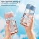 thumbnail image 3 of Soidarity Shake Bottle a prueba de fugas IPX5 a prueba de agua 380ML Blending Cup Coctelera automática Funciona con Control de botón Mezclador Ropa Deportiva, Zapatos Verde Soidarity  OD020644-01B, 3 of 6