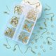 thumbnail image 4 of 50Pcs 5 Style 304 Stainless Steel Earring Hooks Ear Wire with 50Pcs Jump Rings Cadmium Free & Nickel Free & Lead Free Golden 16~21x17~22mm Hole: 2mm 21 Gauge Pin: 0.7mm 10pcs/style, 4 of 6