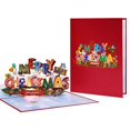thumbnail image 1 of Tarjeta de felicitación de Navidad, personalizado sobre de invitación de boda, luz de música 3d, tarjeta de bendición de vacaciones tridimensional, creativo, nuevo, 1 of 4