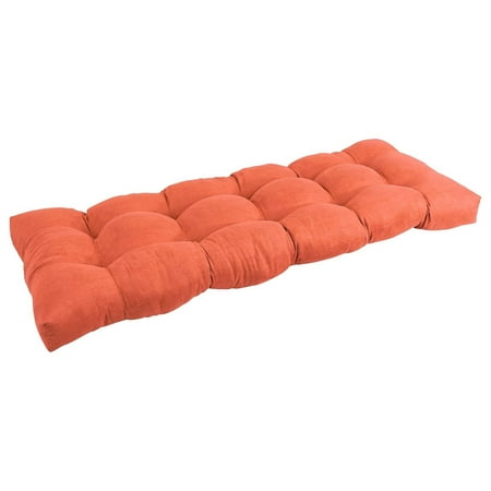 

Lorelia Microsuede Tufted Bench Cushion 51 x 19 Tangerine Dream