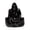 Black, variant on Resin Witch Candlestick Hoodies Wizard Sphere Egg Holder Crystal Stand Halloween-Black