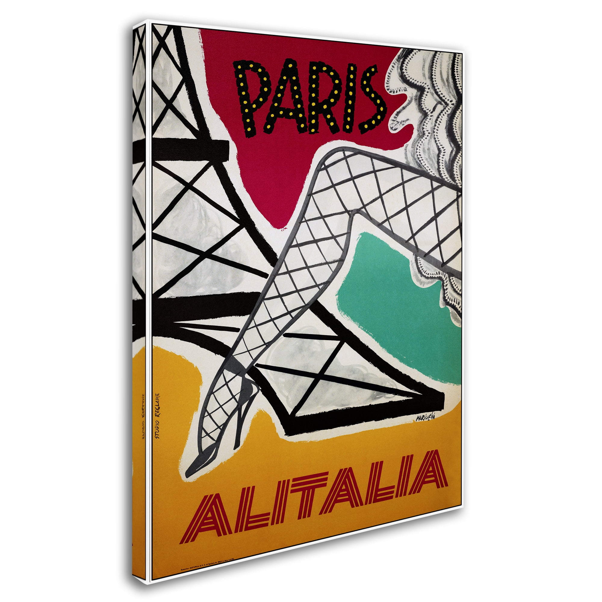 Trademark Fine Art 'Travel 257' Canvas Art by Vintage Lavoie