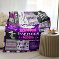 thumbnail image 5 of Pastor Appreciation Gifts Blanket, Pastor Gifts for Men, Pastor Apperciation Decorations, Best Gifts for Pastor, Pastor Gift Ideas, Flannel Throw Blanket 50" x 60", 5 of 6