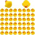 thumbnail image 1 of 50pcs Rubber Duckling Bath Toys for Kids, 1 of 3