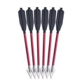 thumbnail image 1 of Arrow Durabilidad Gran precisión firmeza arco arco flechas de la utilización cíclica para diferentes codificaciones pernos de ballesto Paquete rojo de 6 Guardurnaity OD003066-01, 1 of 7