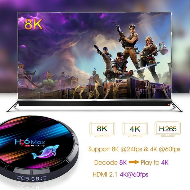 Android TV Box, H96 Max X3 RAM 32GB/ 64GB/ 128GB TV Box Android USB3.0 Support 8K HD Netflix Youtube - Walmart.com