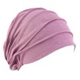 thumbnail image 3 of holgada de punto Unisex de ligero Slouchy sombrero elástico, gorro suave del sueñ pérdida del cabello, cáncer, quimio-5 colores - Púrpura Sunnimix Gorra Beanie Slouchy, 3 of 8