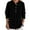 A-Black169, variant on Womens Blouse Plain Ribbed Side Button Long Sleeve Asymmetrical Hem Shirts Comfortable Spring Daily Ladies Tops