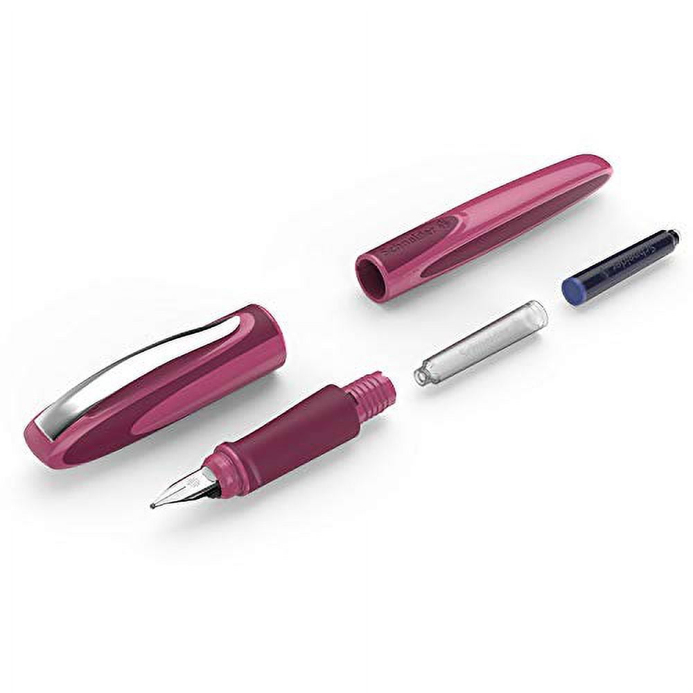Schneider Ray fountain pen (right-handed, incl. Standard ink cartridge royal blue) boysenberry