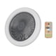 thumbnail image 4 of Ventilador de techo pequeño con luz, control remoto, portalámparas E27, ventilador de velocidad ajustable, ventilador cerrado de 85 a 265 V, 4 of 15