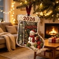 thumbnail image 7 of Clearance! Christmas Snowman Cash Gift Holder Ornament, 2026 Acrylic Stocking Money Holder, Indoor Outdoor Home Decor, Christmas Decorations for Xmas Tree Holiday Gifting, 7 of 7