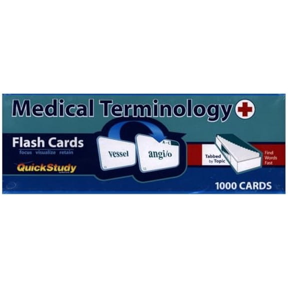 Pre-Owned Medical Terminology Flash Cards Paperback