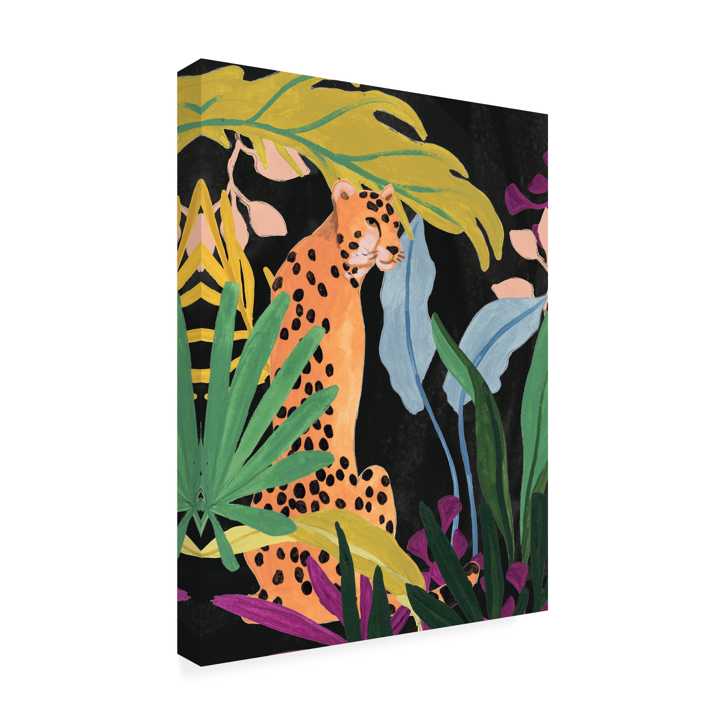 June Erica Vess 'Cheetah Kingdom I' Canvas Art
