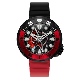 Montre Nubeo Tranquility Automatique Homme - Boîtier 48mm Acier, Cadran Bleu, Limitée, étanche 10ATM