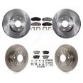 thumbnail image 1 of Transit Auto Front Rear Disc Brake Rotors and Ceramic Pads Kit for Car 2005 Honda Accord Coupe with 3.0L GAS engine Manual transmission with 282mm Diameter Rotor K8T-104113, 1 of 11