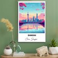 thumbnail image 2 of Shanghai Travel Scenic Canvas Wall Art -China Shanghai Canvas – Nature-Inspired Print for Bedroom, Living Room, or Office – Travel Gift, 2 of 5