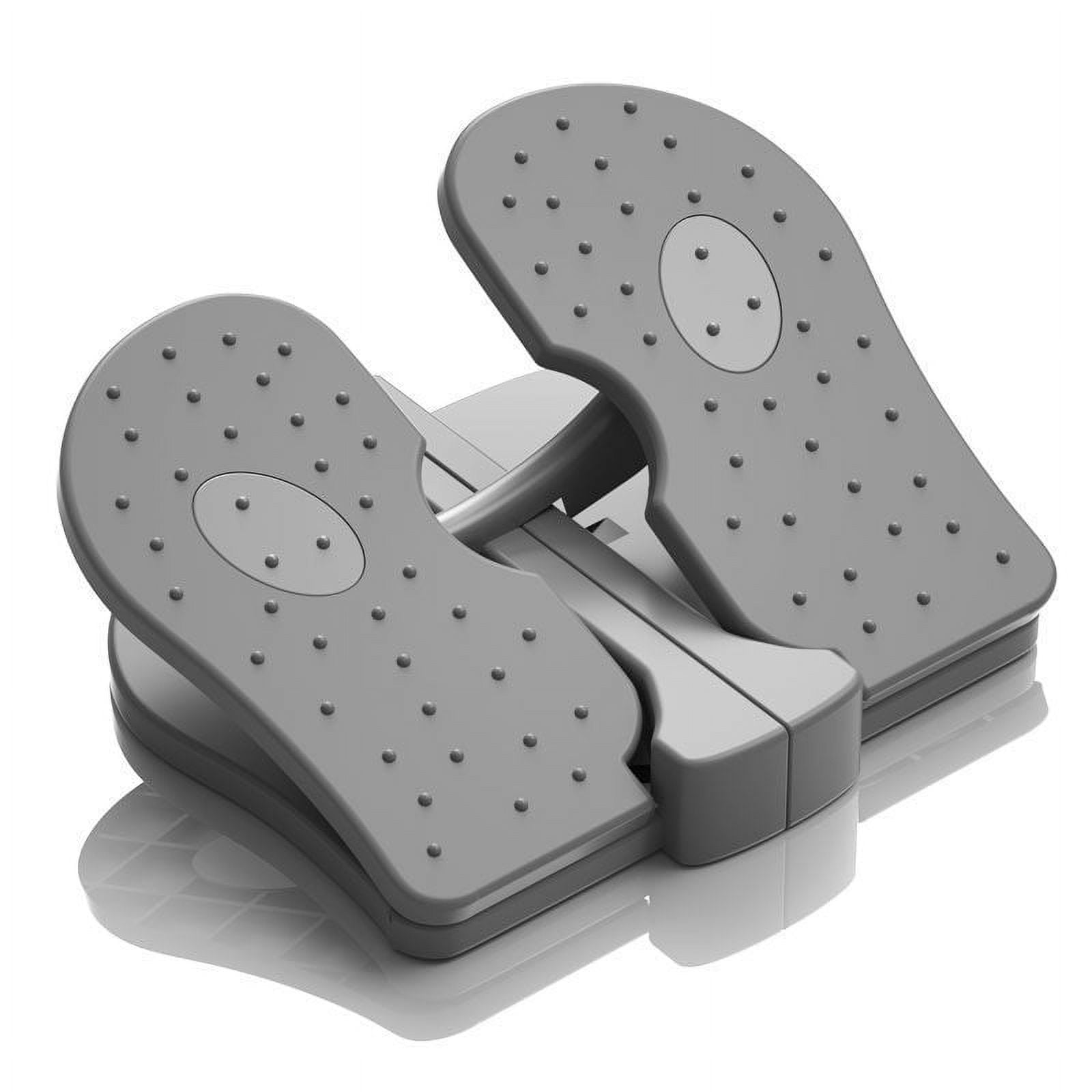 Senya Exercise Pedal Machine Mini Bike Fitness Folding Pedal Exerciser Under Desk Foot Stepper (Gray)