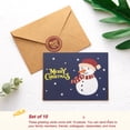 thumbnail image 3 of Navidad Saludo Dibujos animados Impreso Tarjetas de papel Sobres Sobres Niños Set Hecho A Mano Ducha De Bebé Invitaciones Accesorios Tipo 3 Vogacara HA009713-03, 3 of 6