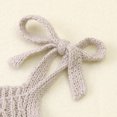thumbnail image 3 of Baby Bodysuit Cute Newborn Girl Outfits Clothes Tops Fashion Summer Toddler Infant Strap Jumpsuit Solid Knitted Kids Onesie 0-2Y, 3 of 6