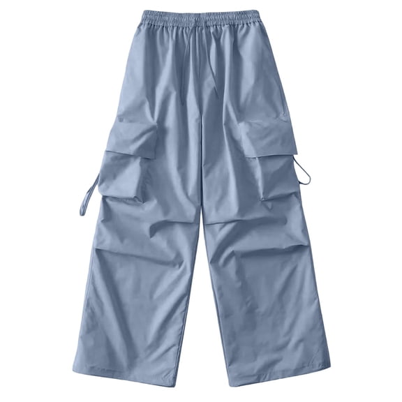 EDFBUYKRS Female Women Pants Casual Linen Pants for Women 2026 Petite Cargo Pants Woman Relaxed Fit Baggy Clothes Black Pants High Waist Zipper Slim Drawstring Waist with Pockets Loose Plus Size Xl