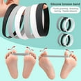 thumbnail image 6 of Silicone Tensile Tape Hallux Valgus Of Foot Corrective Training Exerciser Belt Toe Separator Thumb Elastic Band Foot Care Tools, 6 of 10
