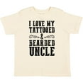 thumbnail image 3 of Inktastic I Love My Tattooed & Bearded Uncle Boys or Girls Toddler T-Shirt, 3 of 5