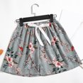 thumbnail image 2 of FAZVAOO Sleep Shorts for Women,Floral Printed Drawstring Elastic Waist Pajama Shorts,7"Inseam, 2 of 5