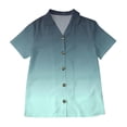 thumbnail image 5 of Women's Short Sleeve T-Shirt Tops Blouses Loose Fit Casual Daily Wear Solid Color Printed Tee Soft Fashion Essential Gift for Women | CSEONE,Army Green L, 5 of 8