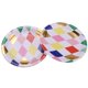 thumbnail image 2 of 8 Unidades Marmoleado Moda Placas De Papel Desechables Decoración Del Partido 22cm BLESIY Platos de fiesta desechables, 2 of 8