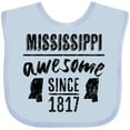 thumbnail image 3 of Inktastic Mississippi Awesome Since 1836 Boys or Girls Baby Bib, 3 of 4