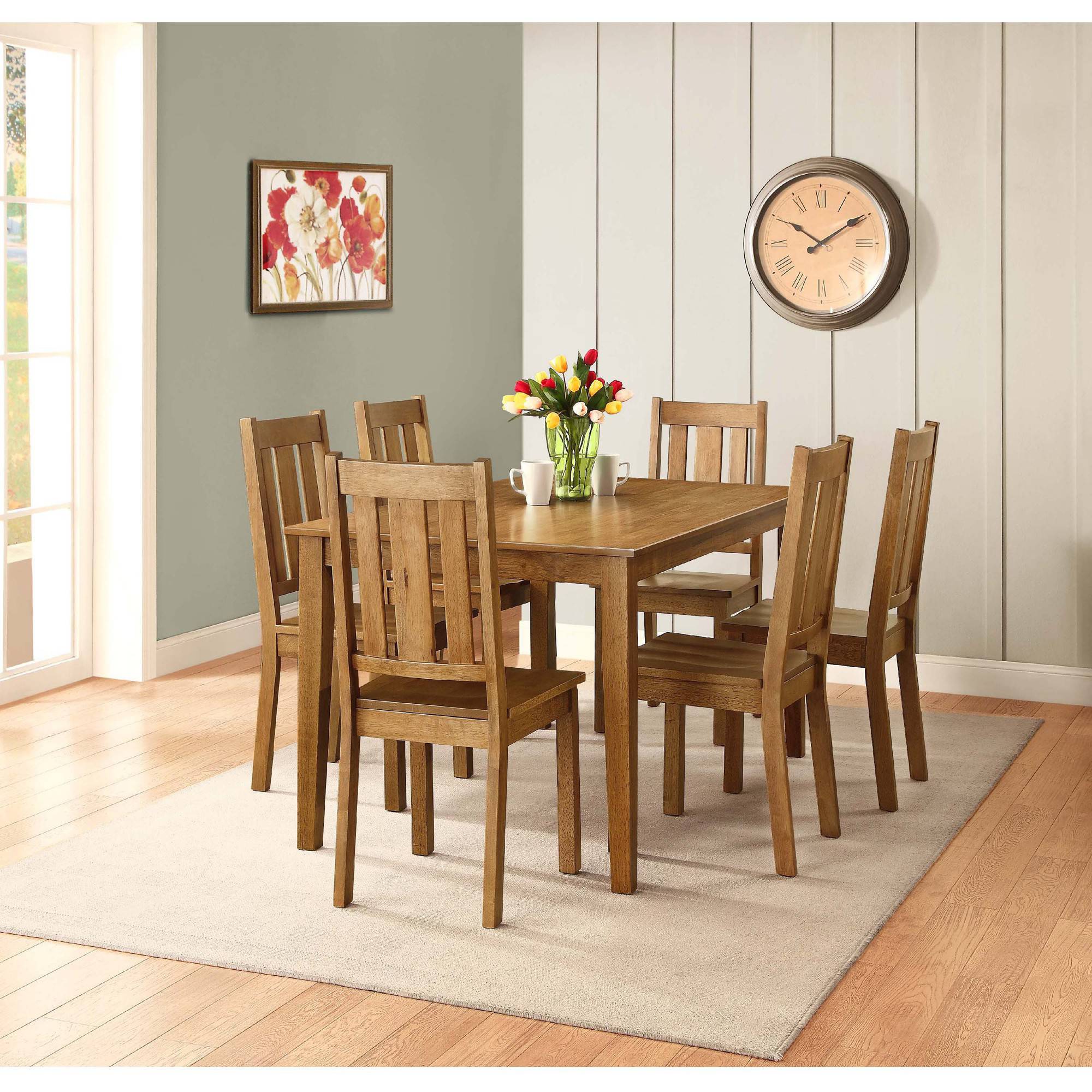 Better Homes and Gardens Bankston Dining Chair, Set of 2, Honey - image 5 of 6