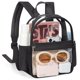 thumbnail image 1 of Mochila Missnine Clear Mini Stadium Aprobada Negra, 1 of 7