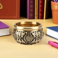 thumbnail image 4 of EXHUMKY De Feng Shui Para Con Y Detalles Grabados Color Marrón, 4 of 7