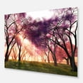 thumbnail image 2 of Designart 'Cherry Blossoms Japan Garden' Metal Wall Art, 2 of 3