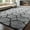 Gray & Black, variant on UNTIMATY 8ft x 10ft Area Rug, Soft Fluffy Area Rugs for Living Room Bedroom Geometric Carpet, Gray & Black