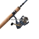 Pflueger 6 6 President Spinning Reel and Rod Combo Light 2-Piece Graphite Rod Size 25 Reel Aluminum Spool